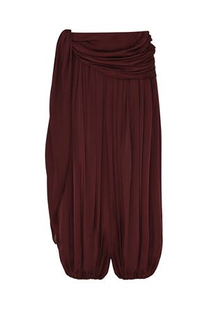 Luna Draped Harem Pant in Wine ZIMMERMANN | 8796PS261WNE