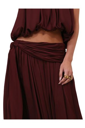 Luna Draped Harem Pant in Wine ZIMMERMANN | 8796PS261WNE